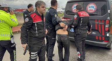 Film gibi kovalamacadan kaçak göçmenler çıktı