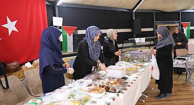 Gazze'ye umut için Oltu'da hayır çarşısı