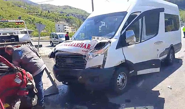 Giresun'da trafik kazaları: 1 ölü, 6 yaralı