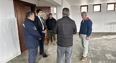 Günyurdu köyü camisinde restorasyon ve bakım çalışmaları