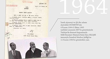 İran lideri Humeyni'nin Türkiye'deki ilk günleri MİT raporlarında