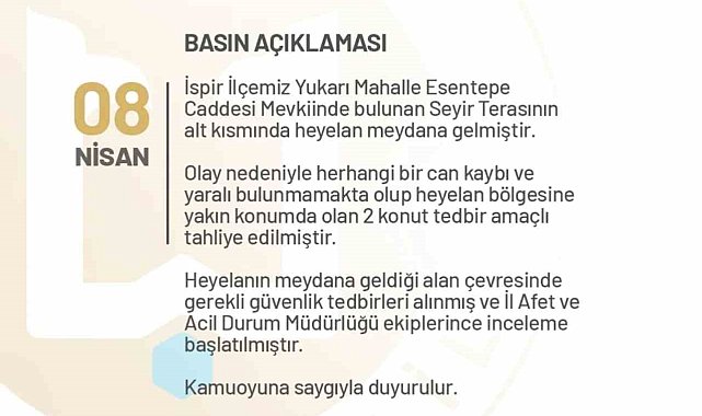 İspir'de korkutan heyelan: 2 konut tahliye edildi