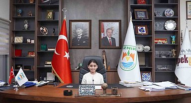 İznik'te 23 Nisan'ın başkanı Ada oldu