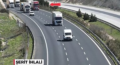 Jandarmadan dron destekli trafik denetimi: 4 bin 234 araca ceza