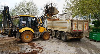 Kahramanmaraş'ta sağanak sonrası temizlik