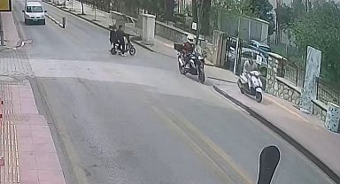 Kaldırımdan kaçtı, 500 bin liradan oldu