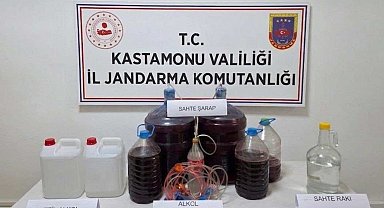 Kastamonu'da sahte içki operasyonu: 1 gözaltı
