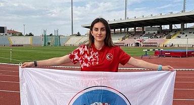 Kayserili sporcu Türkiye rekoru kırarak olimpiyat barajını aştı