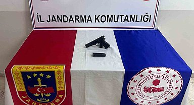 Kilis'te tarihi eser ve silah operasyonu