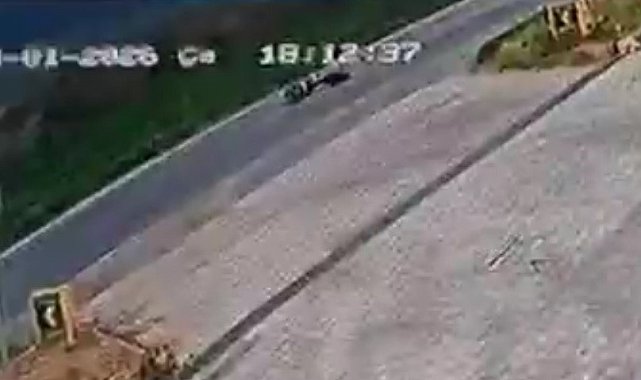 Kontrolden çıkan motosiklet devrildi, sürücüsü yaralandı