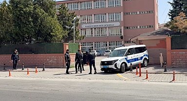 Konya'da okul önlerinde sıkı güvenlik önlemi