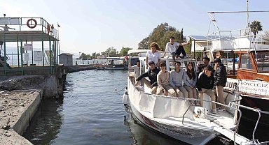 Köyceğiz Gölü'nde incelemelerde bulunuldu