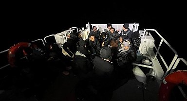 Kuşadası açıklarında 19 düzensiz göçmen yakalandı