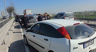 Kütahya'da zincirleme trafik kazası: 1 yaralı