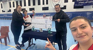 Kütahya'nın gururu pazarlar Spor Lisesi Floor curling'de Türkiye dördüncüsü oldu