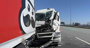 Kuzey Marmara Otoyolu'nda zincirleme kaza: 1 yaralı