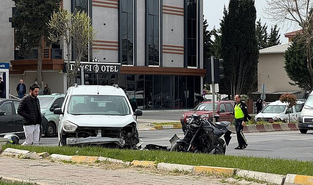 Lüleburgaz'da trafik kazası: 1 yaralı
