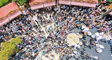 Manisa'da 2 ton bahar pilavı dağıtıldı