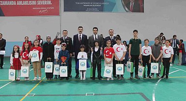 Manyas'ta 23 Nisan coşkusu