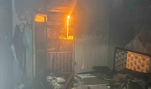 Mardin'de müstakil evde çıkan yangın söndürüldü
