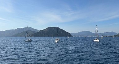 Marmaris'ten Sumud Filosu'na destek için 10 tekne Akdeniz'e açıldı