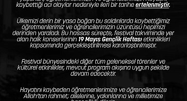 Mesir Festivali konserleri ertelendi