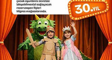 Migros'un geleneksel '23 Nisan Tiyatro Festivali' 30'uncu kez gerçekleşecek