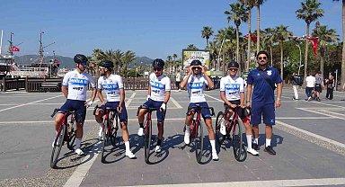 Muğla Büyükşehir bisiklet takımı Cumhurbaşkanlığı Bisiklet Turu'nda tarih yazmaya hazırlanıyor
