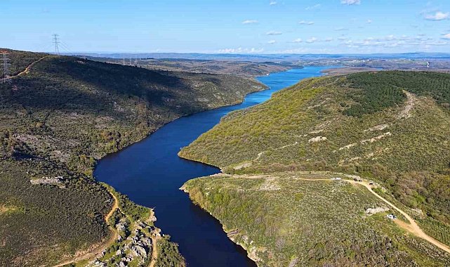 Ömerli Barajı doldu, İstanbul'da yeşil ve mavi buluştu