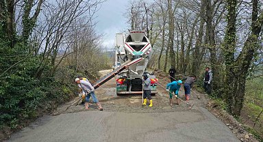 Ordu'nun kırsalında ulaşım konforu artıyor