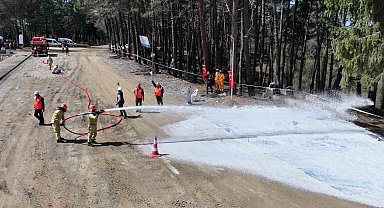 Ormancılar kıyasıya yarıştı