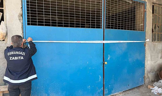 Osmangazi'de tehlikeli atık döken araca ağır ceza