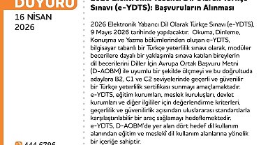 ÖSYM'den Türkiye'de bir ilk: e-YDTS başvuruları açıldı