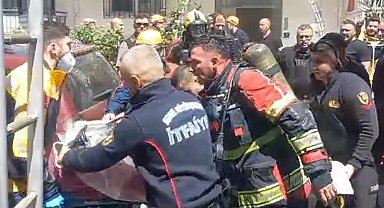 Patlama sonrası çıkan yangında engelli şahıs hayatını kaybetti