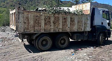 Rize'de açık alana çöp döken Fındıklı Belediyesine 2.3 milyon lira ceza