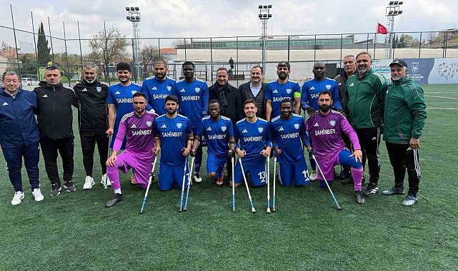 Şahinbey Ampute'den net skor 1-0
