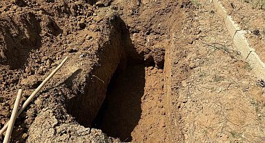 Saldırıda ölen öğretmenin defnedileceği mezar yeri görüntülendi