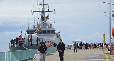 Sinop'ta 23 Nisan coşkusu: TCG Kilimli ve TCSG-DOST ziyarete açıldı