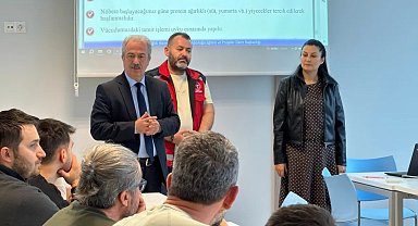 Sinop'ta ambulans sürücülerine güvenli sürüş eğitimi