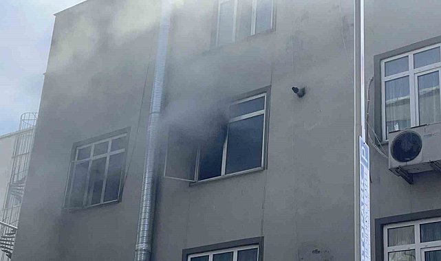 Sinop'ta mutfak yangını