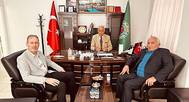 STSO Başkan Vekili Çalapkulu, Ziraat Odası Başkanı Günbat ile bir araya geldi