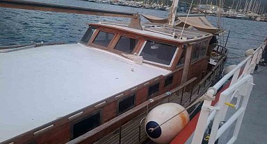 Su alan tekne KIYEM ekiplerince kurtarıldı