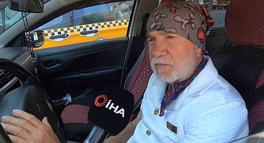 Suç makinesinin satırlı saldırısından anlık refleksle kurtulan taksici: "Geri çekilmesem kellem gitmişti"