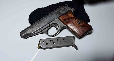 Tabancayla yakalanan şahıs gözaltına alındı