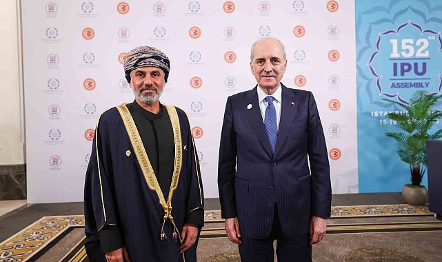 TBMM Başkanı Kurtulmuş, Umman Şura Meclisi Başkanı Al Maawali ile görüştü