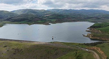 Tekirdağ'da kuruyan baraj yağışlarla canlandı