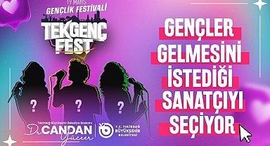 Tekirdağ'da sahne alacak sanatçıları gençler belirleyecek