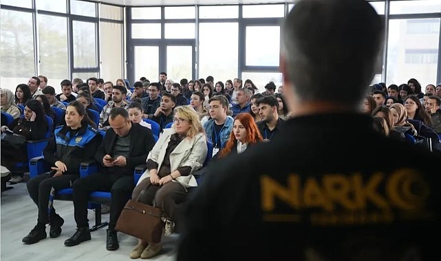 Tekirdağ'da Üniversite öğrencilerine Narko gençlik bilgilendirmesi