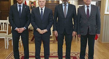 TFF Başkan Vekili Otyakmaz'dan Başkan Mehmet Sekmen'e ziyaret