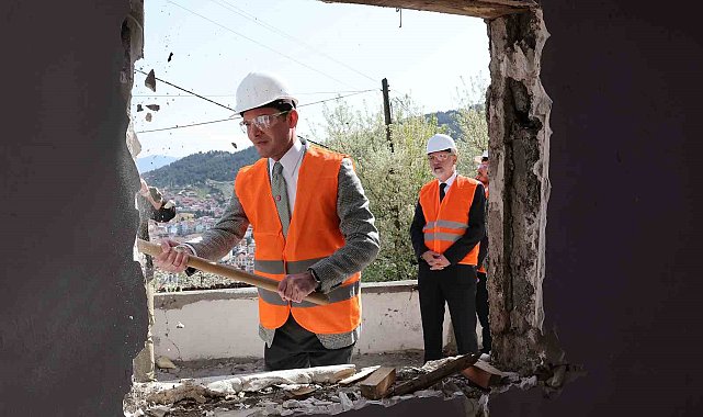 Tokat'ta kentsel dönüşümde yıkımlar başladı